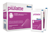 Piùlatte en sobres con cargo y galega Officinalis