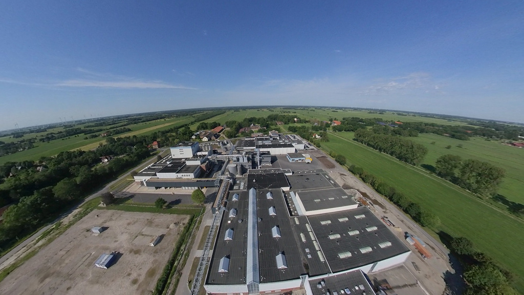 Vista aerea del centro de produccion