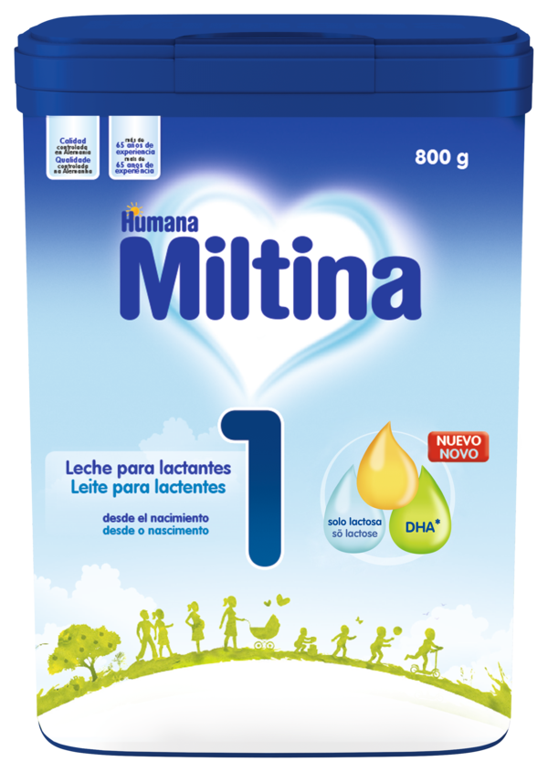 Miltina® 1: leche infantil con DHA